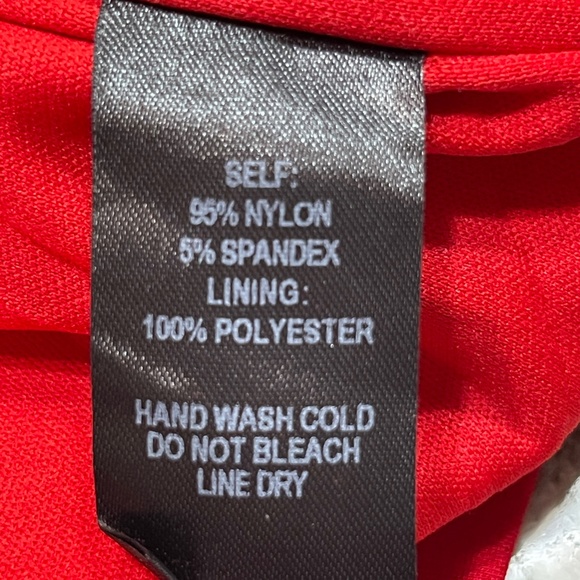 Lulus Women's Bodycon Dress Bell Sleeve Lined Red Size M - Picture 9 of 15